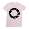 aperture science Ladies Fitted T-Shirt