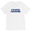 i am with harambe V-Neck Tee