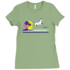 unicorn beach Ladies Fitted T-Shirt