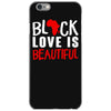 black love is beautiful iPhone 6/6s Case