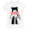 cute Ladies Fitted T-Shirt