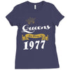 queens are born in 1977 Ladies Fitted T-Shirt