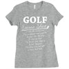 golf excuse Ladies Fitted T-Shirt