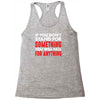 stand for something Racerback Tank