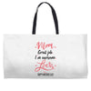 Mom Great Job I m Awesome Love Happy Mother's Day Weekender Totes