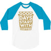 coffee addict 3/4 Sleeve Shirt