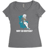 why so british Women's Triblend Scoop T-shirt