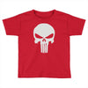the punisher skull head Toddler T-shirt