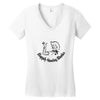 happily shooting blanks Women's V-Neck T-Shirt