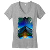 Under The Stars Women's V-Neck T-Shirt
