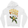 vegan pizza power Zipper Hoodie