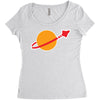Lego Space Women's Triblend Scoop T-shirt