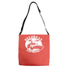 delorean express  funny Adjustable Strap Totes