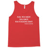 Flee You Idiot Tank Top