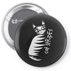 cat stripes Pin-back button