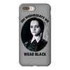 on wednesdays we wear black iPhone 8 Plus Case