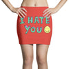 I HATE YOU Mini Skirts
