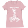 thorshammer mj&ouml;lnir odin wikinger germanen Ladies Fitted T-Shirt