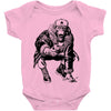 comunist monkey Baby Onesie