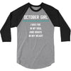 October Girl 3/4 Sleeve Shirt