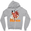 cosmo canyon reds Zipper Hoodie