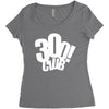 300 club Women's Triblend Scoop T-shirt
