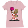 zombified big boy Ladies Fitted T-Shirt