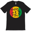 rasta lion head reggae dub step music dance T-Shirt