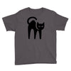 cat black Youth Tee