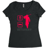 eat sleep battlefield Women's Triblend Scoop T-shirt