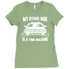 my other ride is a time machine Ladies Fitted T-Shirt