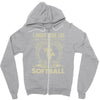 i might look like i'm playing softball Zipper Hoodie