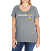 Mom to Bee Baby Boy Ladies Curvy T-Shirt