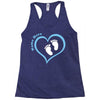 Baby Boy with Heart Any Name Customized Racerback Tank