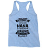 Super Cool Nana Of A Freaking Awesome Grandson Racerback Tank