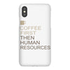 coffee then human resources iPhoneX
