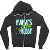 papa's little fishin buddy Zipper Hoodie