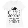 queens are born in october (2) Ladies Fitted T-Shirt