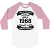 Premium Vintage 1968 3/4 Sleeve Shirt