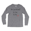 Are You Drunk? Yes or No Long Sleeve Shirts