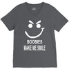 boobies make me smile V-Neck Tee