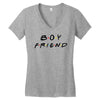 boyfriend friends tv show parody Women's V-Neck T-Shirt