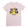 Super Saiyan Air Ladies Fitted T-Shirt