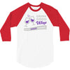 good wine good friends 3/4 Sleeve Shirt