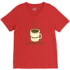 funny retro coffee V-Neck Tee