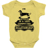 I Am Dachshund Actually In A Very Commited Relationship Baby Onesie
