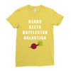 bears beets battlestar galactica Ladies Fitted T-Shirt