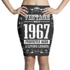 vintage made in 1967 perfectly aged a living legend Pencil Skirts