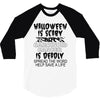 halloween is scary but carcinoid cancer is deadly spread the word help 3/4 Sleeve Shirt