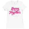 happy together Ladies Fitted T-Shirt